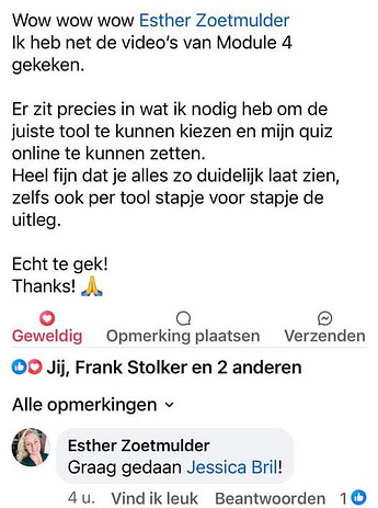 groeps cursus basis jessica