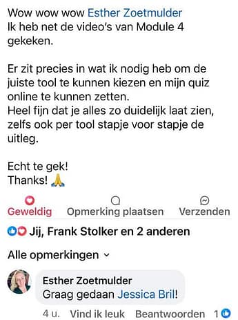 groeps cursus basis jessica